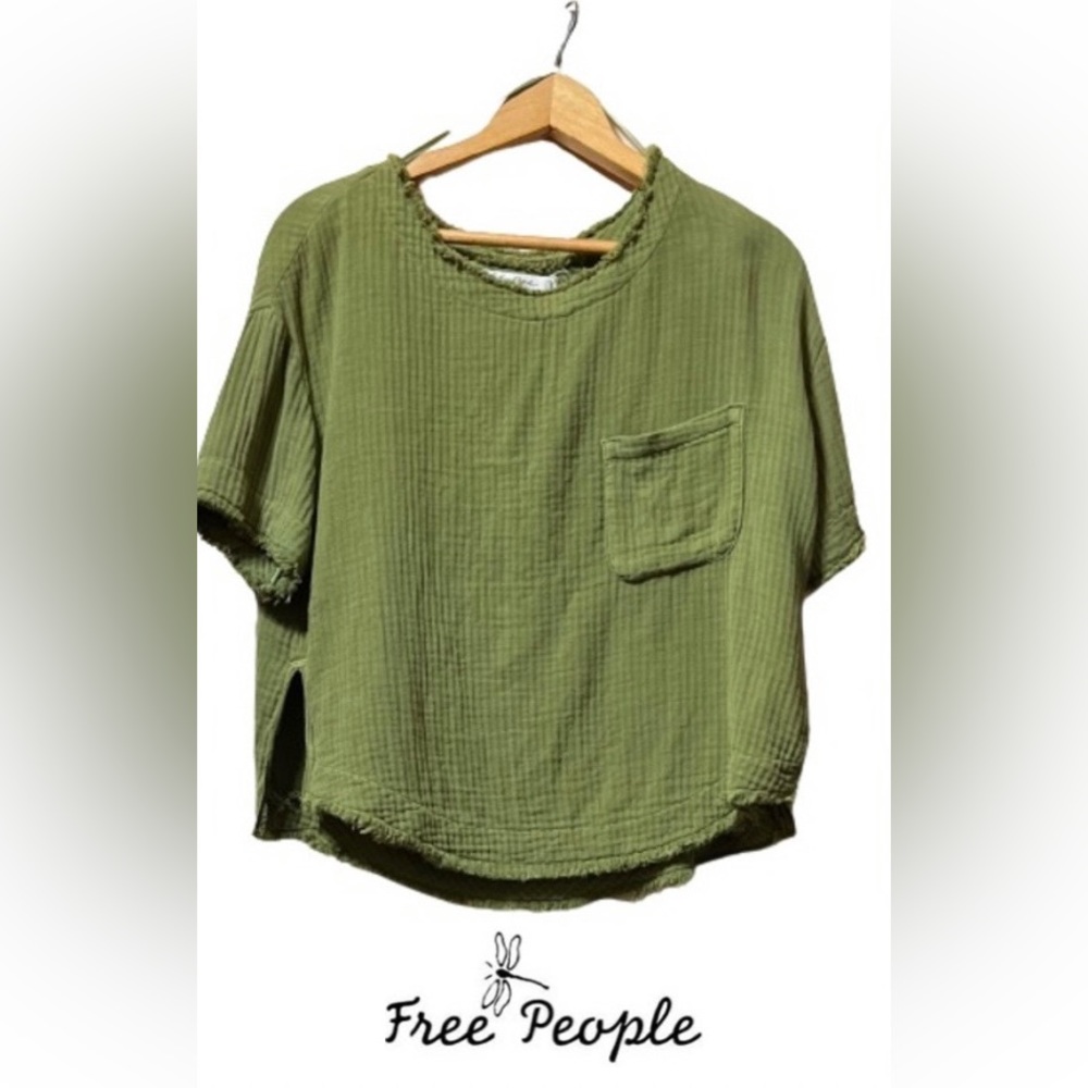 🥑EUC Free People - We The Free - Paylo Alto Shirt - Picture 2 of 10